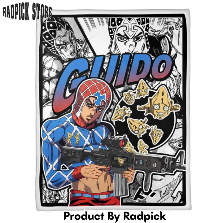 Guido mista blanket custom jjba anime  rp0152829